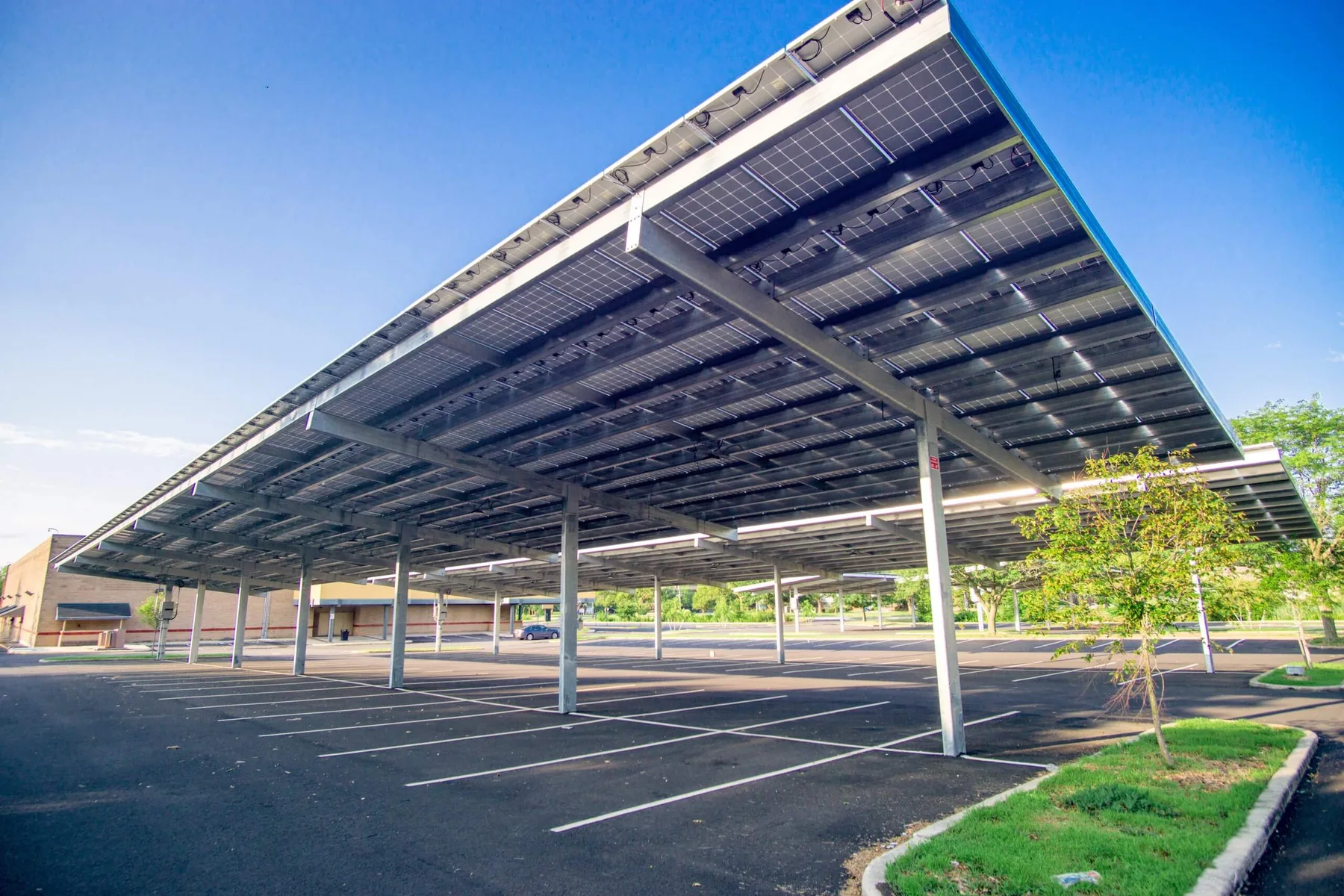 AMC Marlton: solar photovoltaic carports, view 3