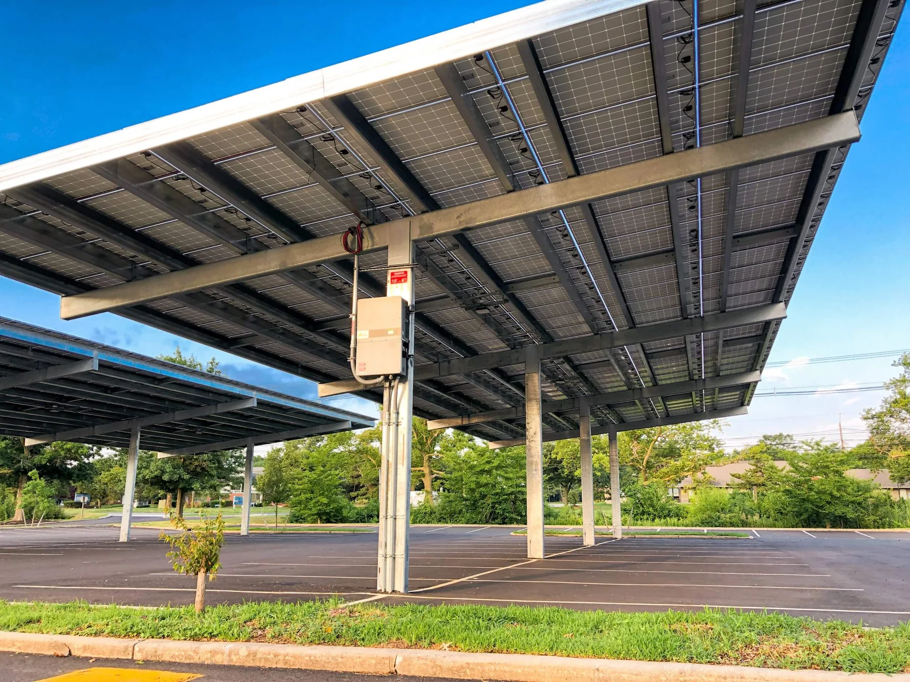 AMC Marlton: solar photovoltaic carports, view 4