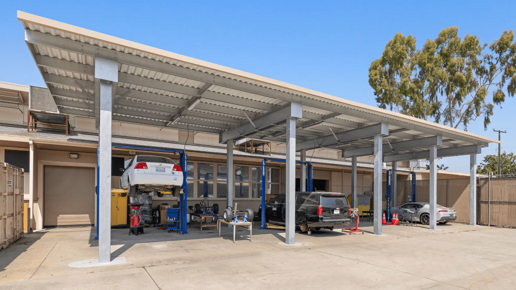 Bellflower High School: dsa pre-check playground canopy, view 2