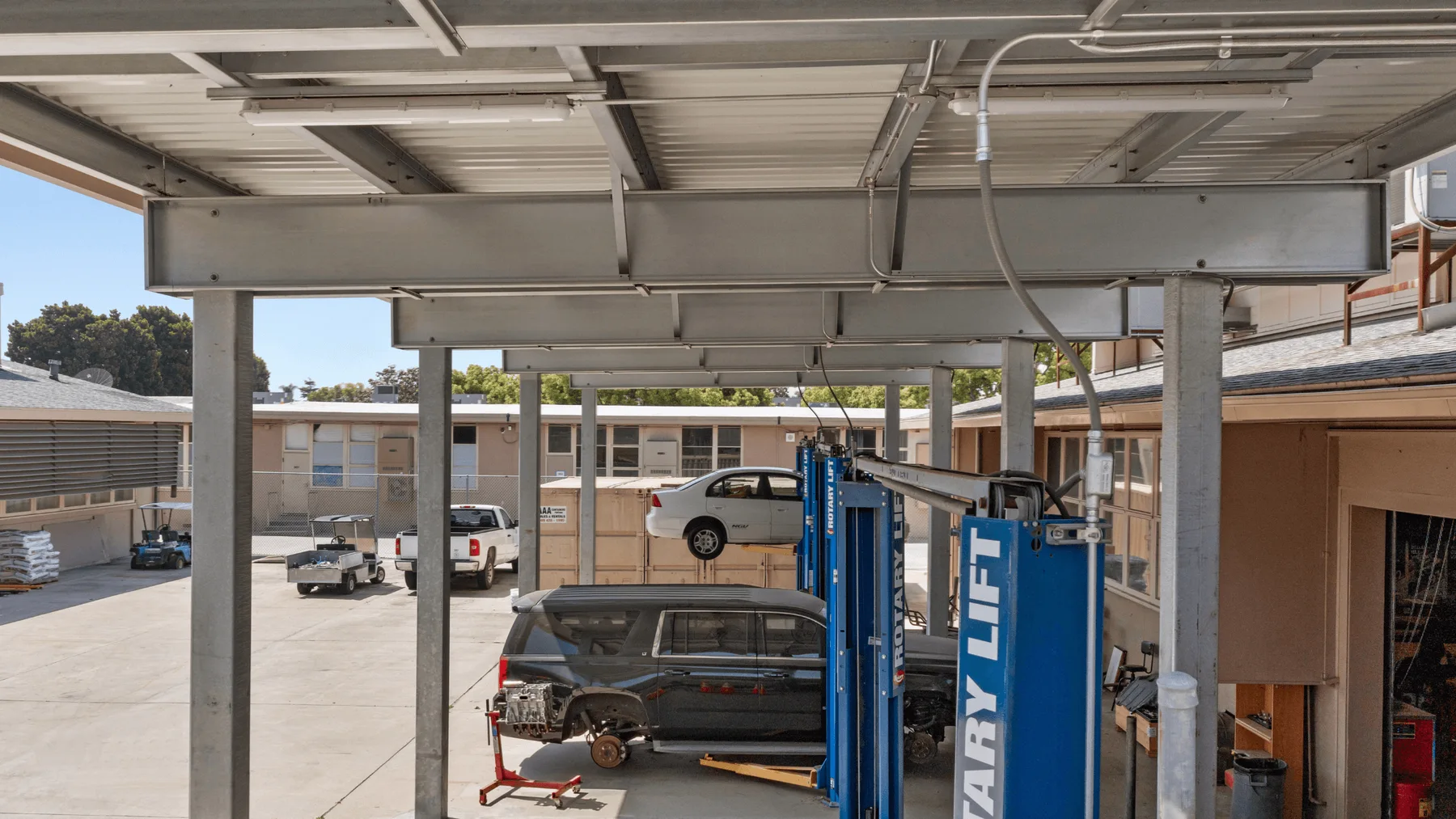 Bellflower High School: dsa pre-check playground canopy, view 3