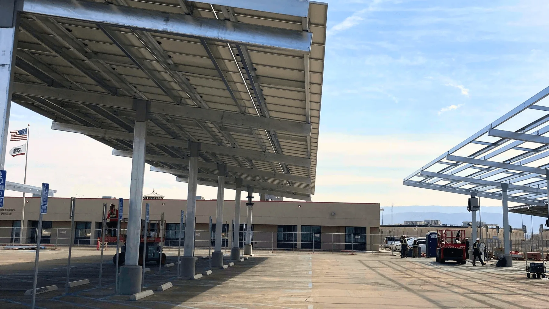 California State Prison: solar carport, view 4