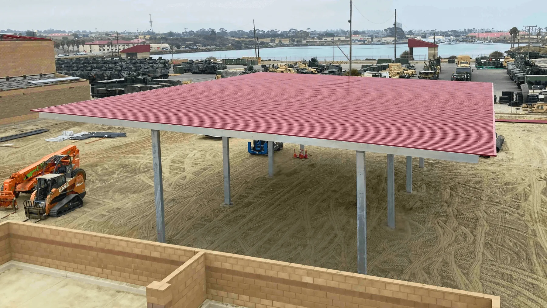Camp Pendleton: long-span non-solar canopies, view 2