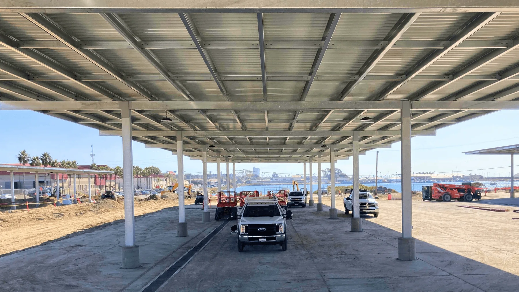 Camp Pendleton: long-span non-solar canopies, view 4