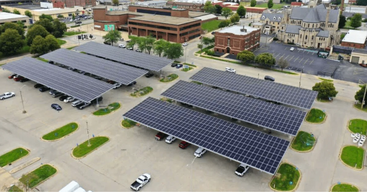 Decatur Civic Center: solar carport