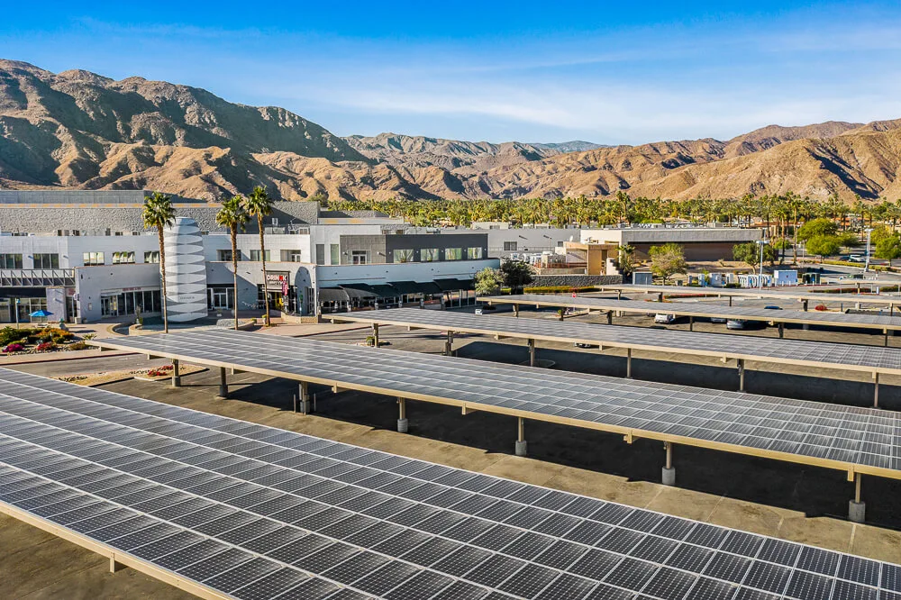 The River Mall: solar photovoltaic carports, view 3
