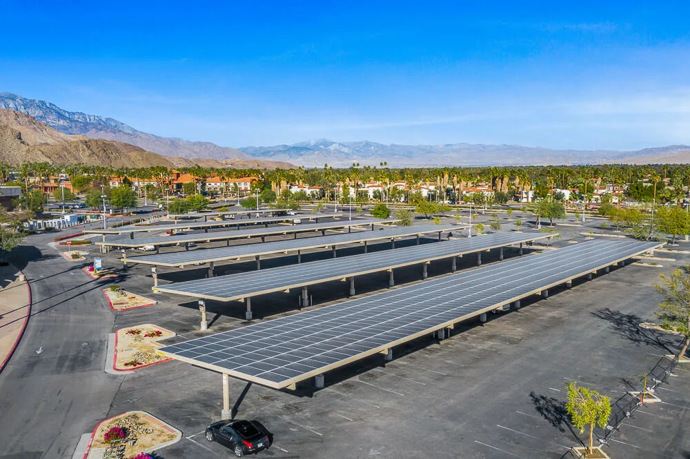 The River Mall: solar photovoltaic carports, view 4