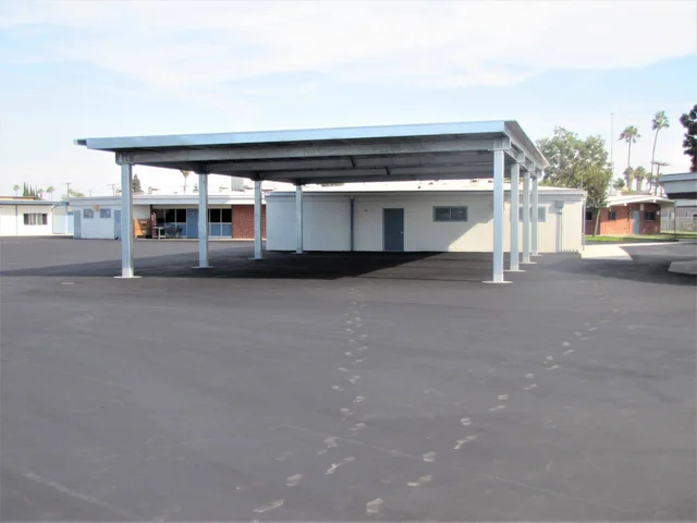 Multipurpose Monoslope Shade Structure project example 2