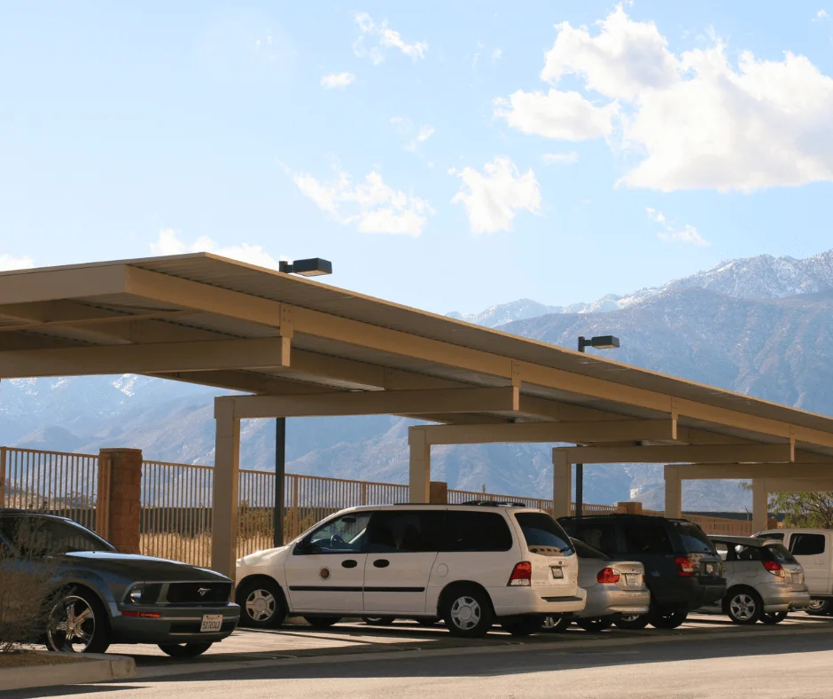 Agua Caliente: non-solar carports