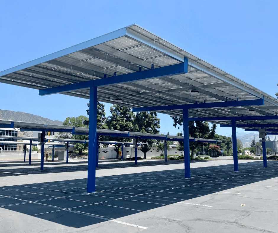 Citrus College: t-structure solar canopies
