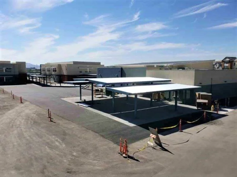 Cottonwood Creek School: dsa shade structures