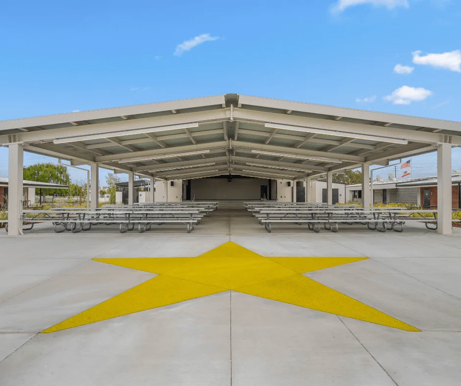 Star View Elementary: dsa shade structures
