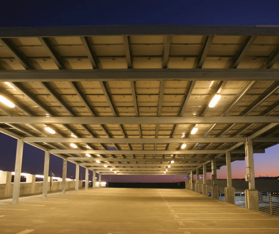 University of San Francisco: solar parking garage canopies