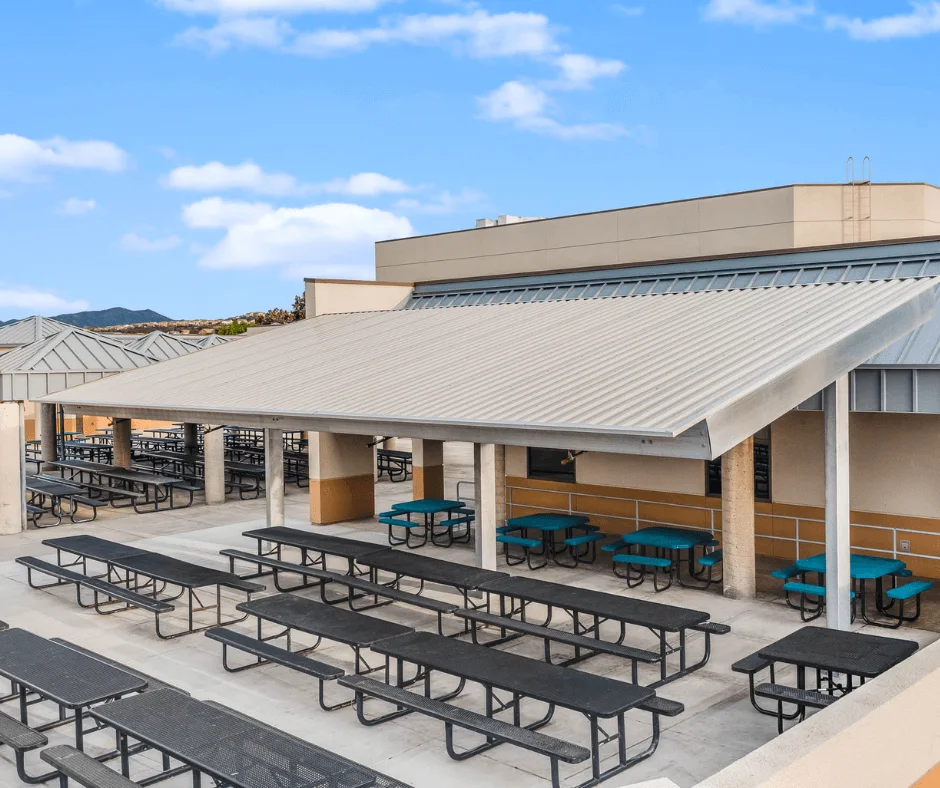 Vail Middle School: dsa shade structures