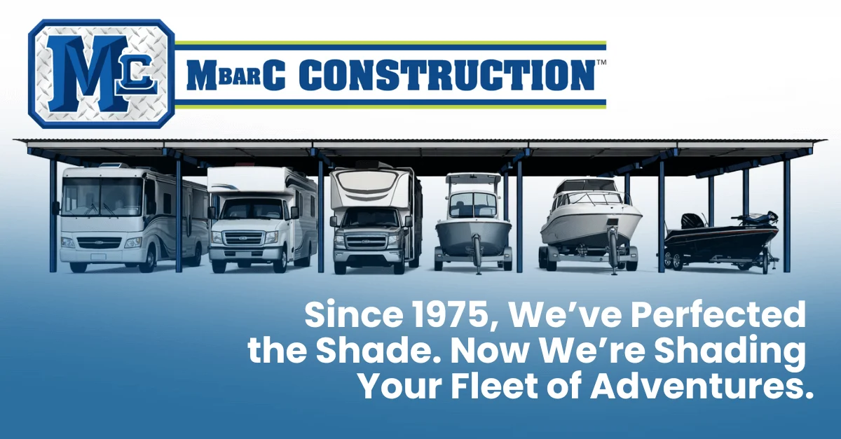 Promotional artwork for the RV and boat product announcement