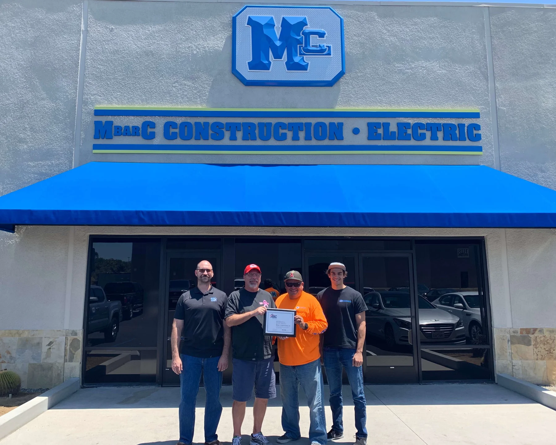 M Bar C Construction Receives ABC STEP Safety Award
