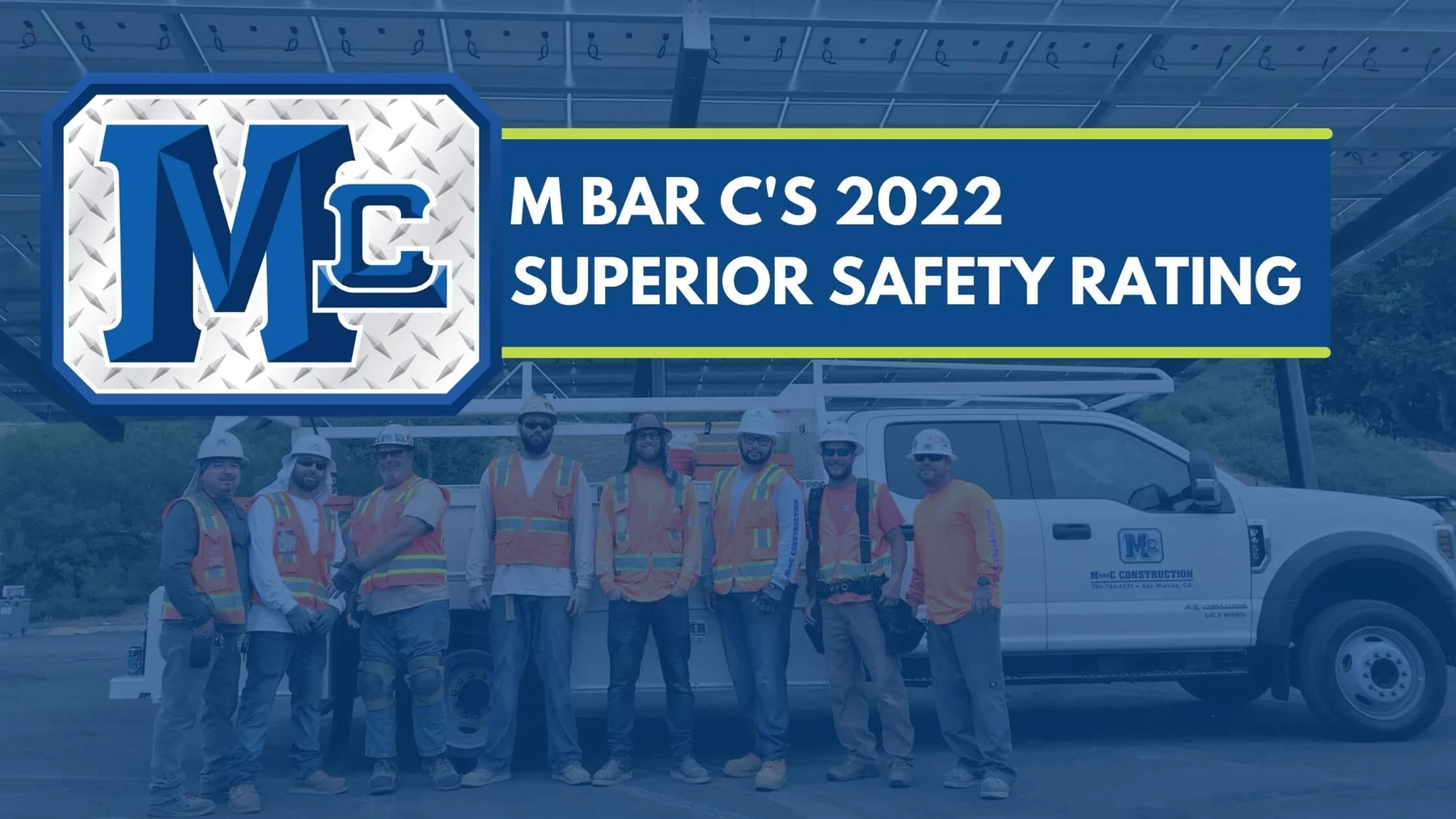 M Bar C Construction’s Experience Modification Rate Drops to Record Low