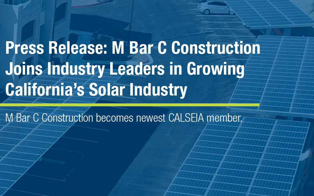 M Bar C Joins CALSEIA