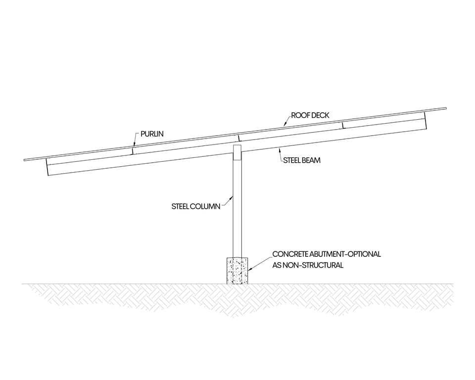 Shadow Carport cut-view diagram