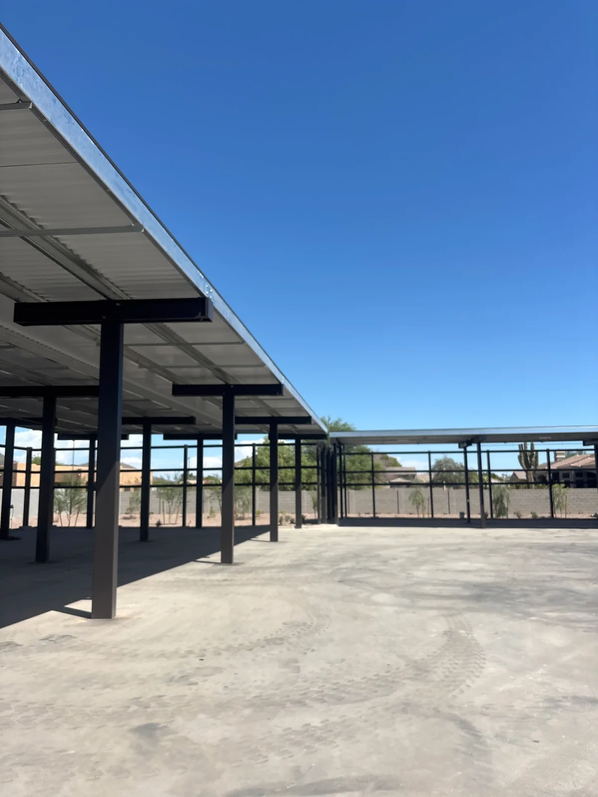 Canopy bays at Lake Pleasant